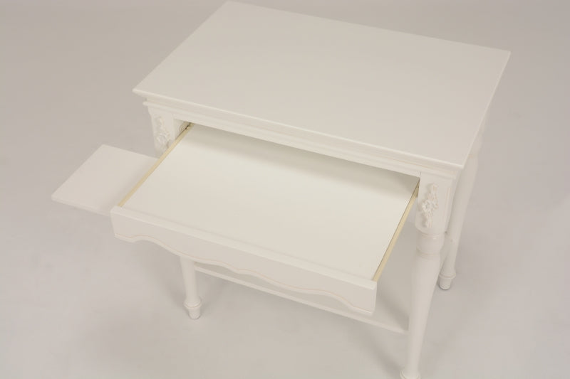 ハンプトンII パソコンデスク 幅70cm アンティークホワイト 商品画像2