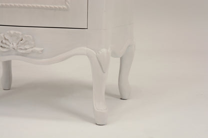ハンプトン サイドテーブル 幅45cm アンティークホワイト 商品画像6